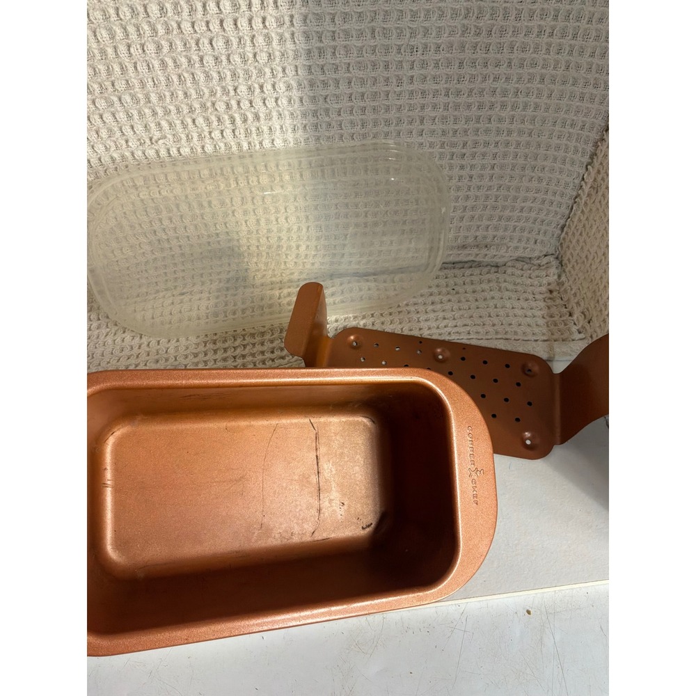 Kitchen Unisex Copper Chef Loaf Pan Set OS Copper